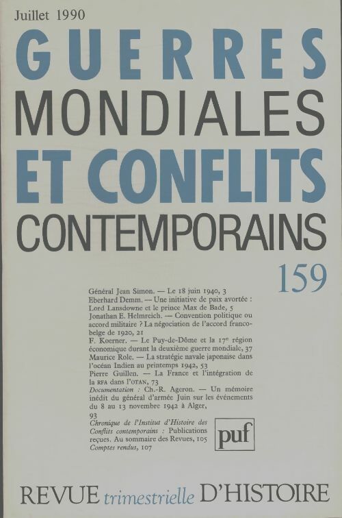 Livrenpoche : Gmcc 1990 n°159 : 159 - Collectif - Livre
