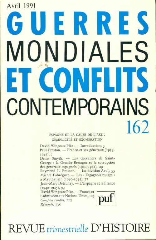 Livrenpoche : Gmcc 1991 n°162 : 162 - Collectif - Livre