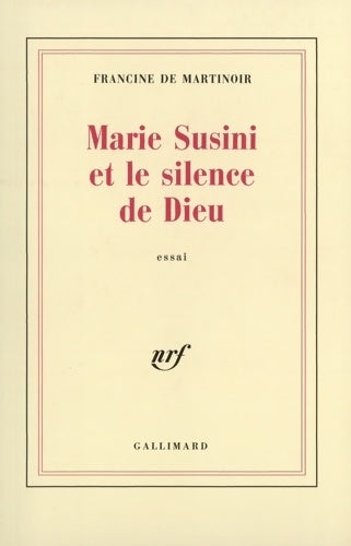 Livrenpoche : Marie susini et le silence de dieu - Francine De Martinoir - Livre