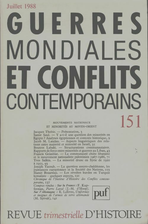 Livrenpoche : Gmcc 1988 n°151 : 151 - Collectif - Livre