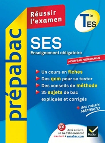 Livrenpoche : SES Terminale ES enseignement obligatoire - Jean-Marc Gauducheau - Livre