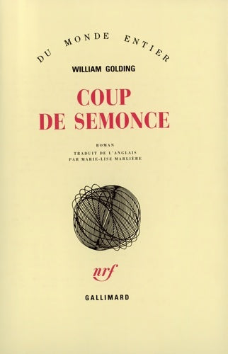 Livrenpoche : Trilogie maritime ii : coup de semonce - William Golding - Livre