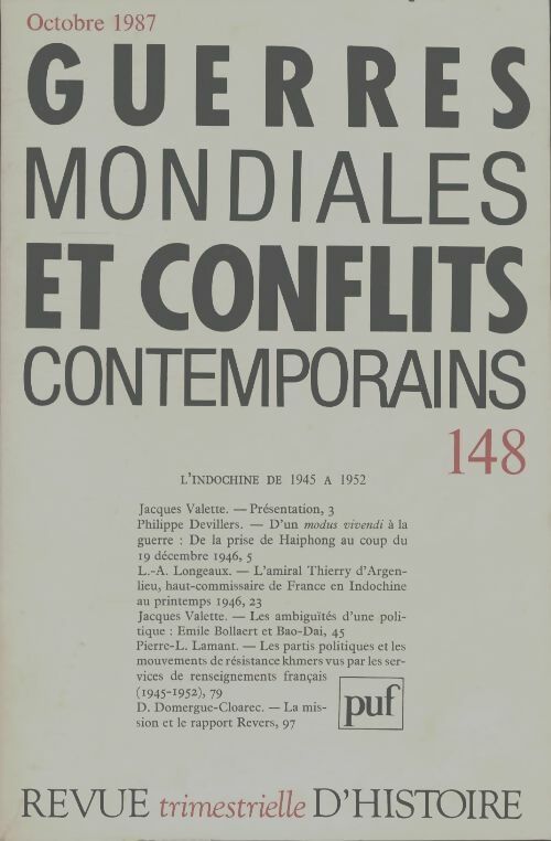 Livrenpoche : Gmcc 1987 n°148 : 148 - Collectif - Livre