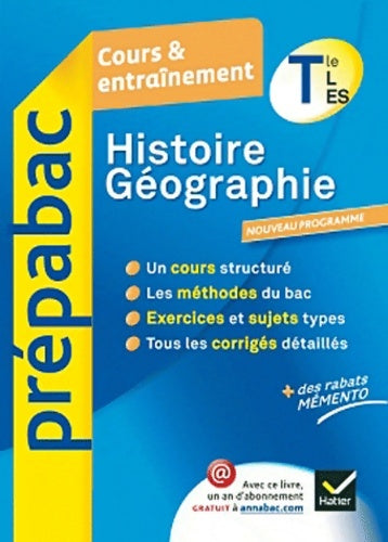 Livrenpoche : Histoire-géographie Terminales L, ES, cours & entraînement - Elisabeth Brisson - Livre
