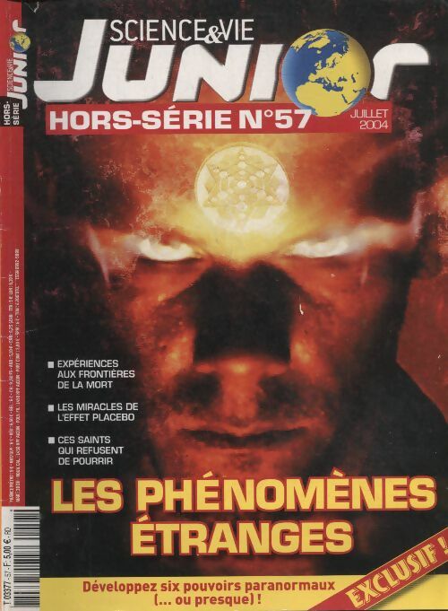 Livrenpoche : Sciences & vie junior hors série n°57 ! les phénomènes étranges - Collectif - Livre