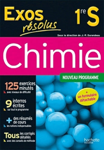 Livrenpoche : Chimie 1ère S - Jean-Pierre Durandeau - Livre