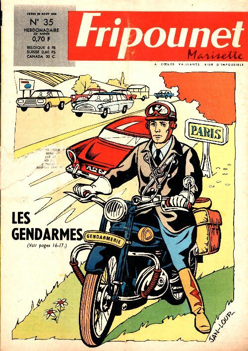 Livrenpoche : Fripounet 28e année n°35 - Collectif - Livre