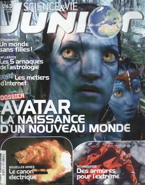 Livrenpoche : Science & vie junior n°243 : avatar, la naissance d'un nouveau monde - Collectif - Livre