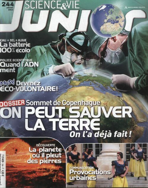 Livrenpoche : Science & vie junior n°244 : on peut sauver la terre - Collectif - Livre