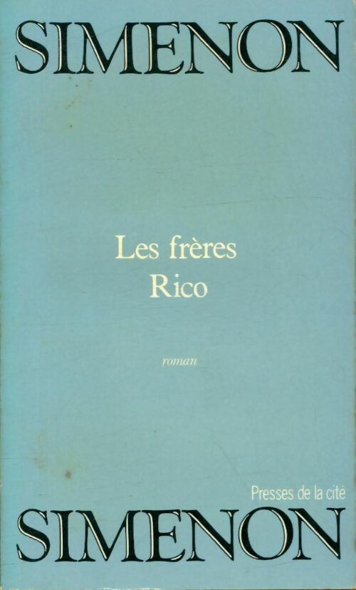Livrenpoche : Les frères Rico - Georges Simenon - Livre