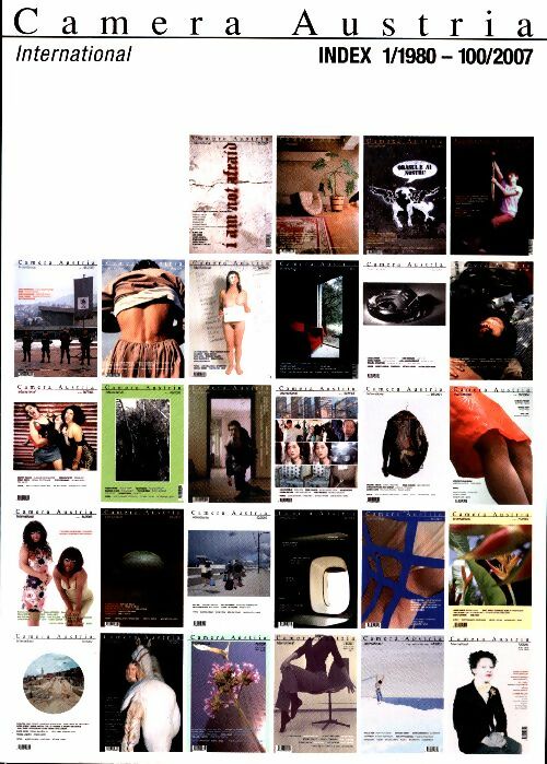 Livrenpoche : Camera Austria Index 1/1980-100/2007 - Collectif - Livre