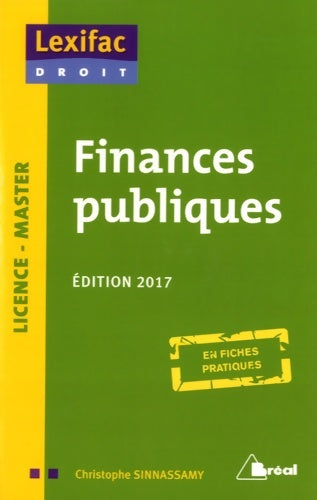 Livrenpoche : Finances publiques - Christophe Sinnassamy - Livre