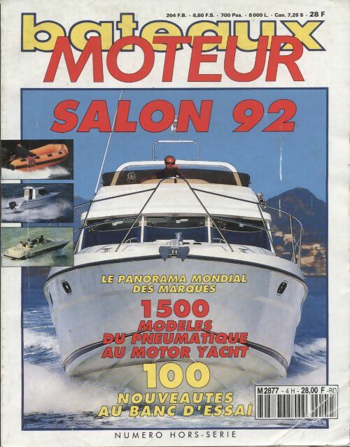 Livrenpoche : Bateaux moteur hors série n°4 : salon 92 - Collectif - Livre