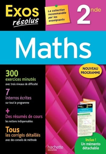 Livrenpoche : Maths Seconde - Lydia Misset Rocherolle - Livre