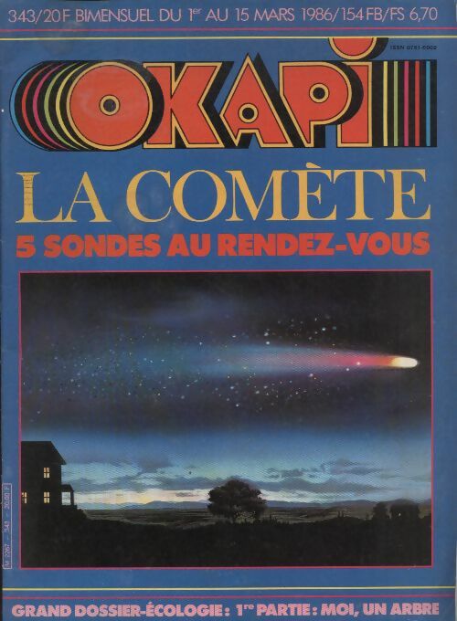 Livrenpoche : Okapi n°343 : la comète, 5 sondes au rendez-vous - Collectif - Livre