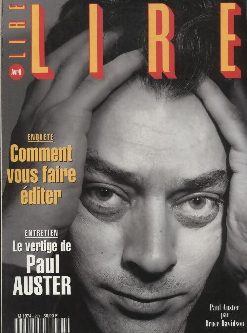 Livrenpoche : Revue Lire n°223 : le vertige de Paul Auster - Collectif - Livre