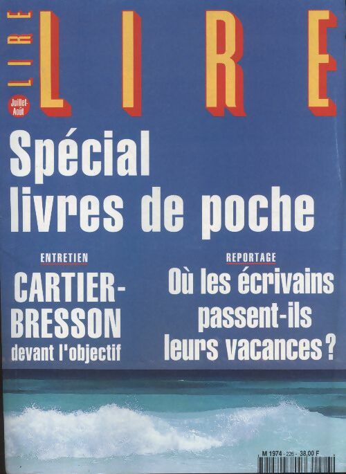 Livrenpoche : Revue Lire n°226 :  spécial livre de poche - Collectif - Livre