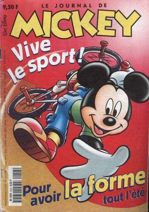 Livrenpoche : Le journal de Mickey n°2453 : Vive le sport ! - Collectif - Livre