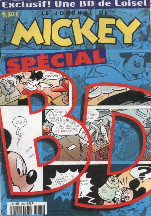 Livrenpoche : Le journal de Mickey n°2483 : spécial bd - Collectif - Livre