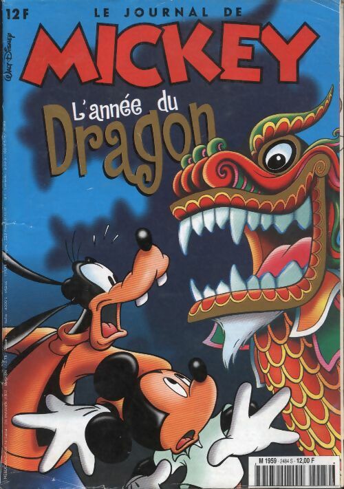 Livrenpoche : Le journal de Mickey n°2484 : l'année du dragon - Collectif - Livre