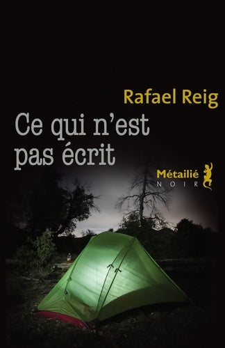 Livrenpoche : Ce qui n'est pas écrit - Rafael Reig - Livre