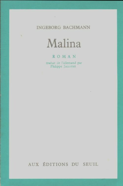 Livrenpoche : Malina - Ingeborg Bachmann - Livre