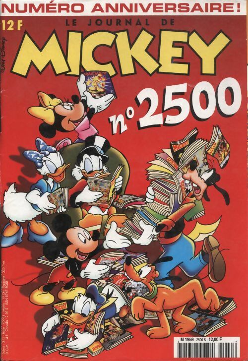 Livrenpoche : Le journal de Mickey n°2500 : numéro anniversaire - Collectif - Livre