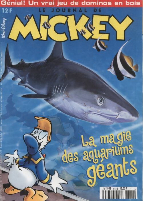 Livrenpoche : Le journal de Mickey n°2512 : la magie des aquariums géants - Collectif - Livre