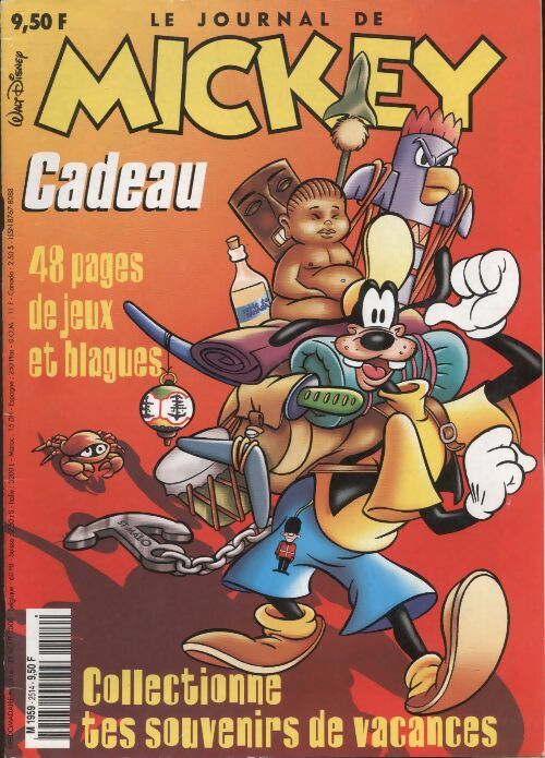 Livrenpoche : Le journal de Mickey n°2514 : collectionne tes souvenirs de vacances - Collectif - Livre