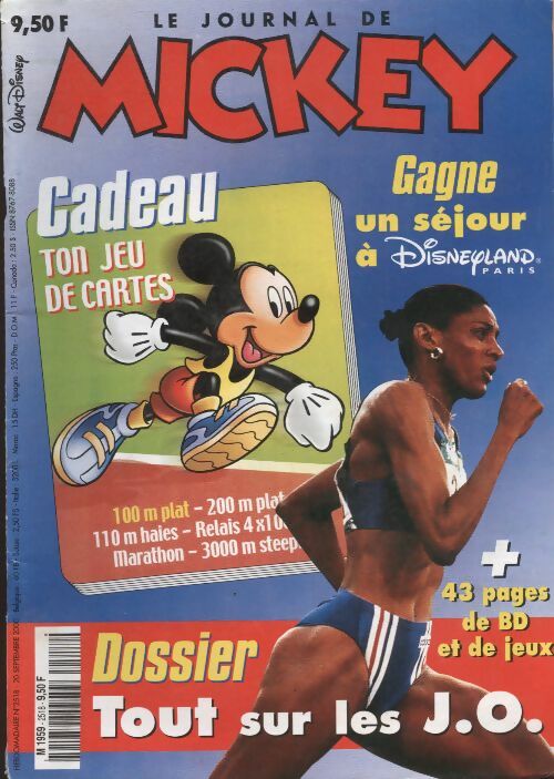 Livrenpoche : Le journal de Mickey n°2518 : tout sur les J.O - Collectif - Livre