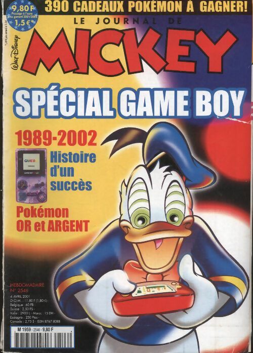 Livrenpoche : Le journal de Mickey n°2546 : Spécial Game Boy - Collectif - Livre