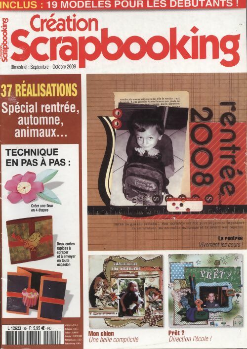 Livrenpoche : Création scrapbooking n°25 - Collectif - Livre