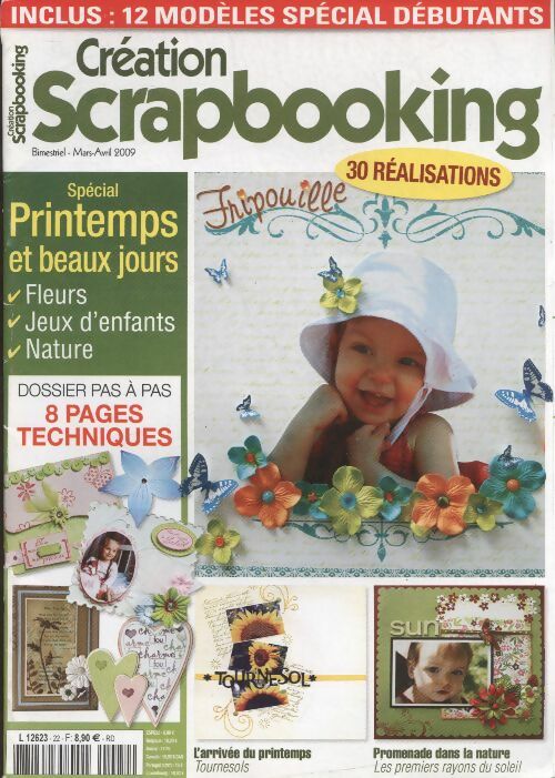 Livrenpoche : Création scrapbooking n°22 : spécial printemps et beaux jours - Collectif - Livre