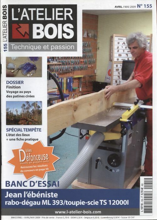 Livrenpoche : L'atelier du bois n°155 - Collectif - Livre