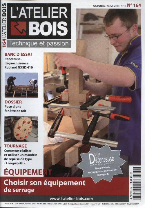 Livrenpoche : L'atelier du bois n°164 - Collectif - Livre