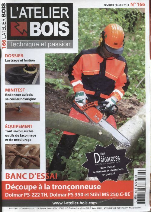 Livrenpoche : L'atelier du bois n°166 - Collectif - Livre