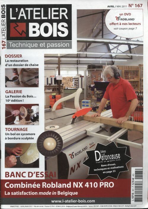 Livrenpoche : L'atelier du bois n°167 - Collectif - Livre