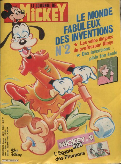 Livrenpoche : Le journal de Mickey n°1742 : le monde fabuleux des inventions 2 - Collectif - Livre