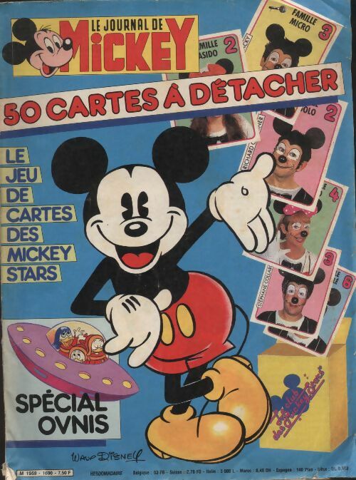 Livrenpoche : Le journal de Mickey n°1690 : spécial ovnis - Collectif - Livre
