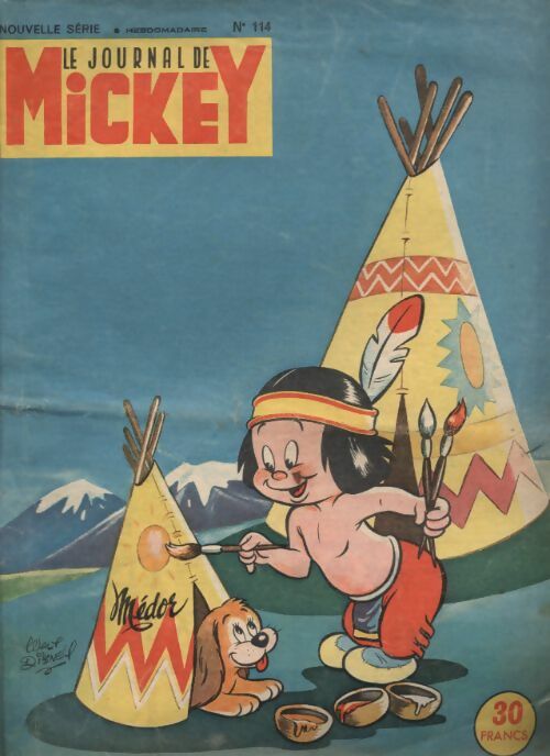 Livrenpoche : Le journal de Mickey n°114 - Collectif - Livre