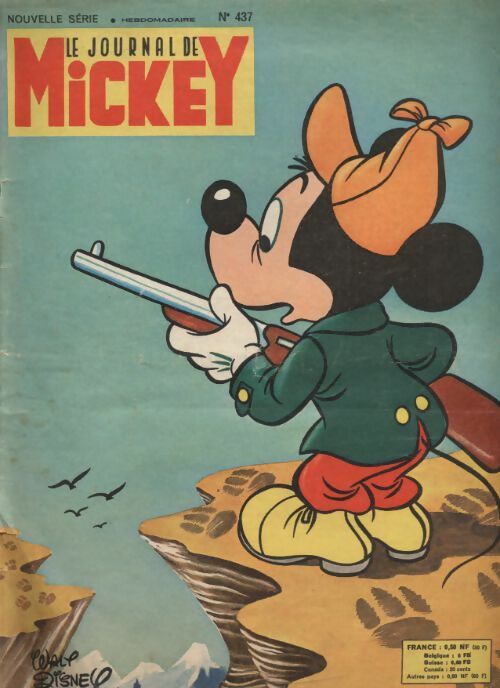 Livrenpoche : Le journal de Mickey n°437 - Collectif - Livre