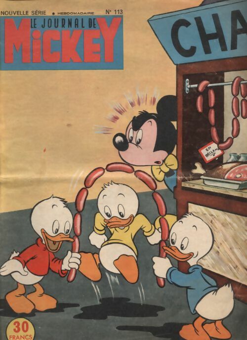 Livrenpoche : Le journal de Mickey n°113 - Collectif - Livre