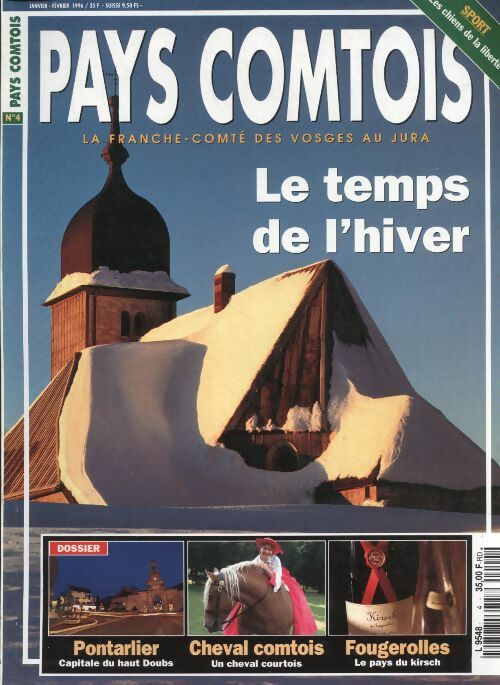 Livrenpoche : Pays Comtois n°4 : le temps de l'hiver - Collectif - Livre