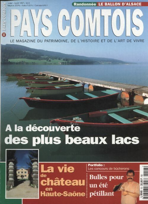 Livrenpoche : Pays Comtois n°13 : à la découverte des plus beaux lacs - Collectif - Livre
