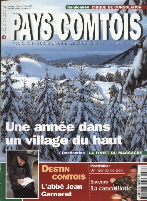 Livrenpoche : Pays Comtois n°16 : une année dans un village du haut - Collectif - Livre
