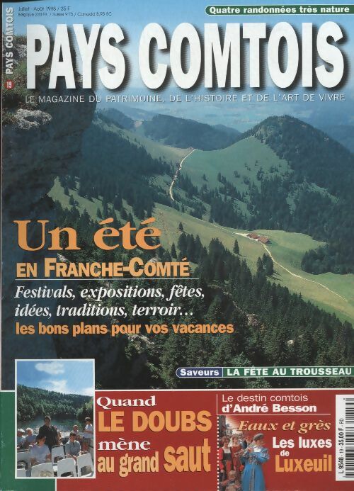 Livrenpoche : Pays Comtois n°19 : un été en Franche-Comté - Collectif - Livre