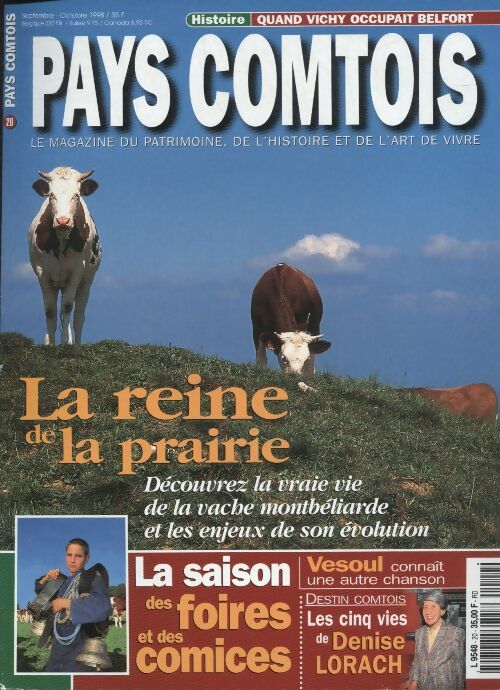 Livrenpoche : Pays Comtois n°20 : la reine des prairies - Collectif - Livre