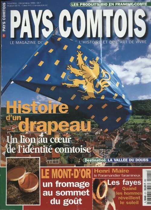 Livrenpoche : Pays Comtois n°21 : histoire d'un drapeau - Collectif - Livre