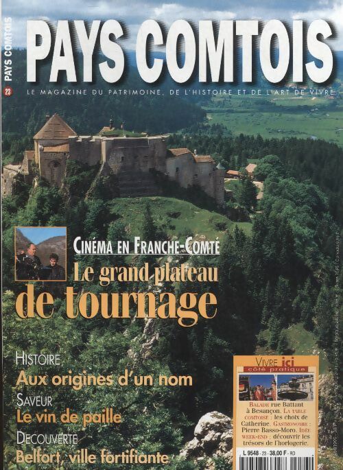 Livrenpoche : Pays Comtois n°23 : le grand plateau de tournage, cinéma en Franche-Comté - Collectif - Livre