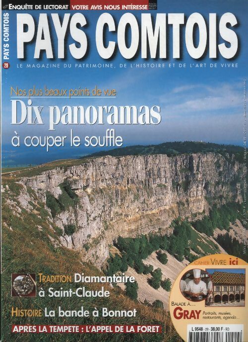 Livrenpoche : Pays Comtois n°29 : dix panoramas à couper le souffle - Collectif - Livre